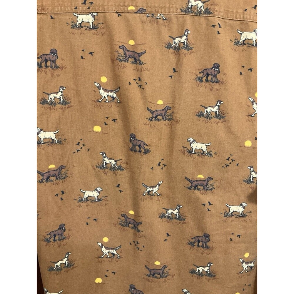 Duluth Trading Co Men's Brown Printed Button-Up Shirt - Picture 2 of 8